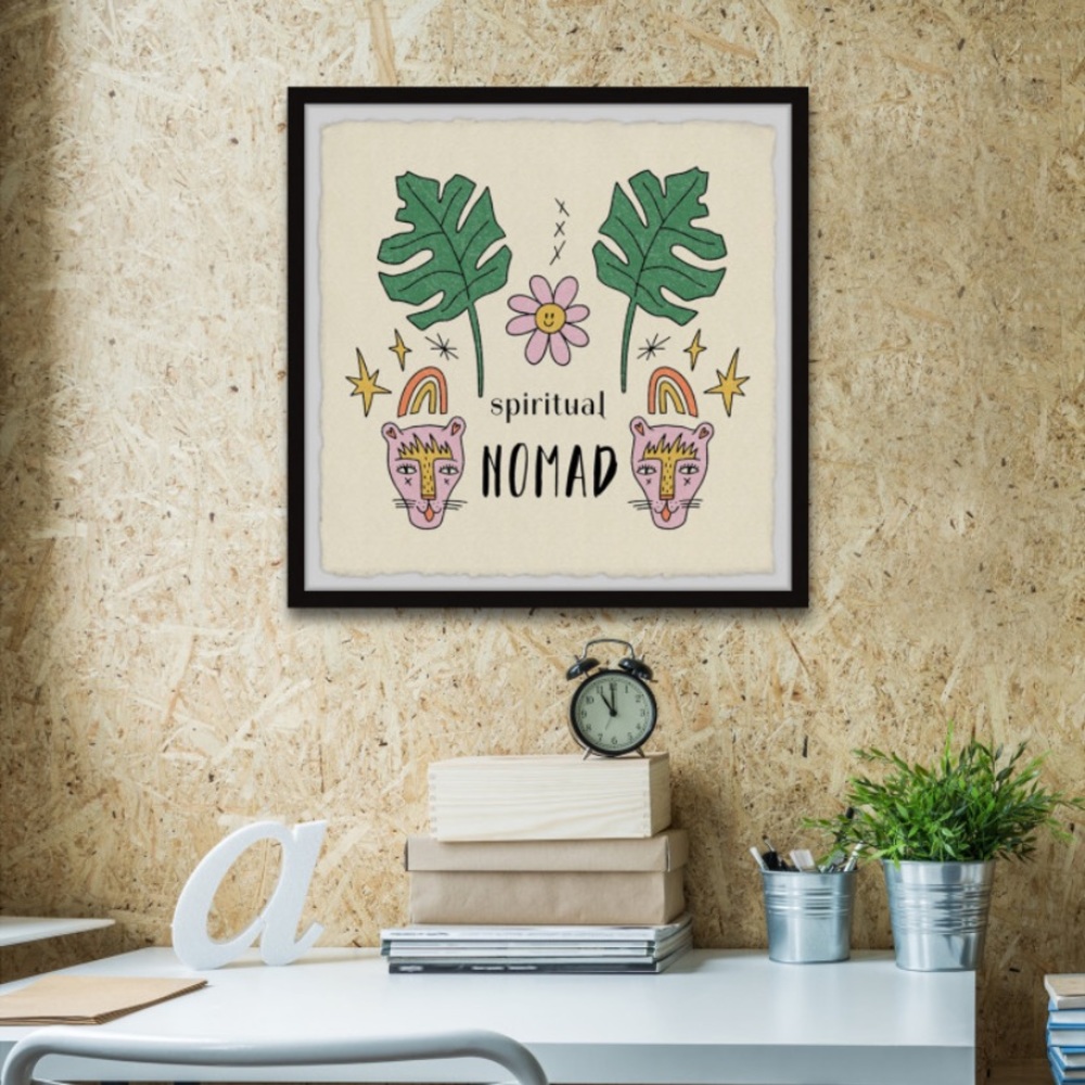 Mar Mont Hill Spiritual Nomad print 12x12